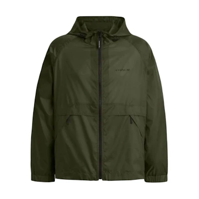 Coach Two-Tone Military Green Hooded Jacket CAF20-MGR