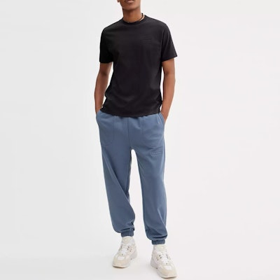 コーチ ユニセックス ブラック クルーネック Tシャツ 無地ロゴデザイン入り. CL685-BLK Lookbook コーチ ユニセックス ブラック クルーネック Tシャツ 無地ロゴデザイン入り. CL685-BLK