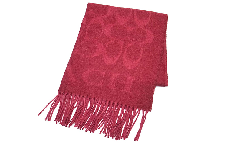COACH Unisex Cashmere Logo Scarf F39703-CHE