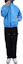 Lookbook COACH Windbreaker Solid Color Zip-Up Jacket for Men - Blue CR358-BLU