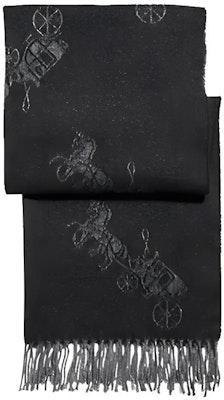 COACH Syal Campuran Wol dan Cashmere Unisex Hitam dengan Logo Kereta. F76387-BLK Buy COACH Syal Campuran Wol dan Cashmere Unisex Hitam dengan Logo Kereta. F76387-BLK