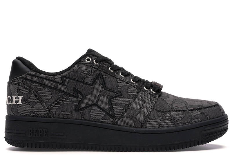 Coach x A Bathing Ape Bapesta 'Black' 1G23191901 BK