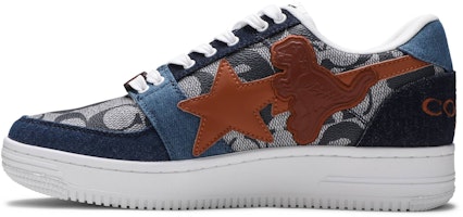 Coach x A Bathing Ape Bapesta 'Biru' 1H74-191-901 Lookbook Coach x A Bathing Ape Bapesta 'Biru' 1H74-191-901