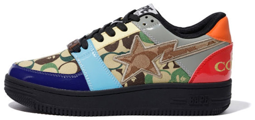 Coach x A Bathing Ape Bapesta Low 'Multi' 1G23 191 903 Buy Coach x A Bathing Ape Bapesta Low 'Multi' 1G23 191 903