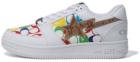 Coach x A Bathing Ape Bapesta Low 'White' 1G23 191 902 Coach x A Bathing Ape Bapesta Low 'White' 1G23 191 902