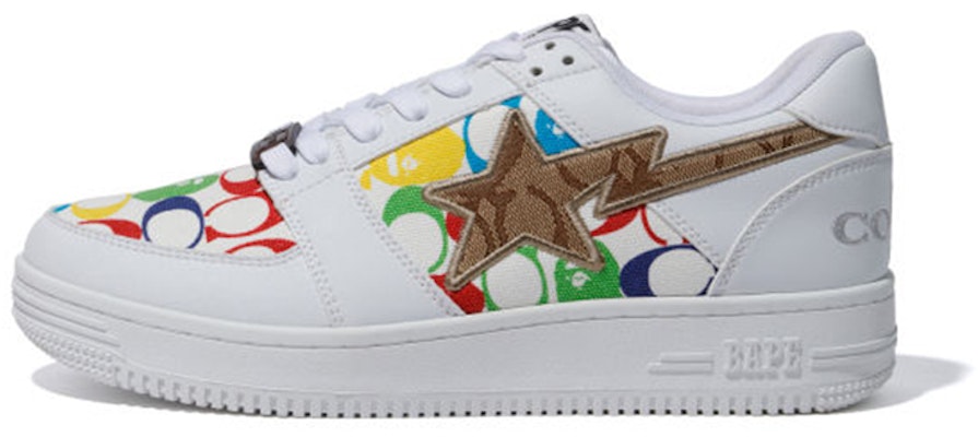 Coach x A Bathing Ape Bapesta Low 'White' 1G23 191 902 Buy Coach x A Bathing Ape Bapesta Low 'White' 1G23 191 902