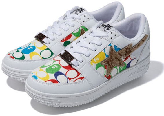 Coach x A Bathing Ape Bapesta Low 'White' 1G23 191 902 Lookbook Coach x A Bathing Ape Bapesta Low 'White' 1G23 191 902