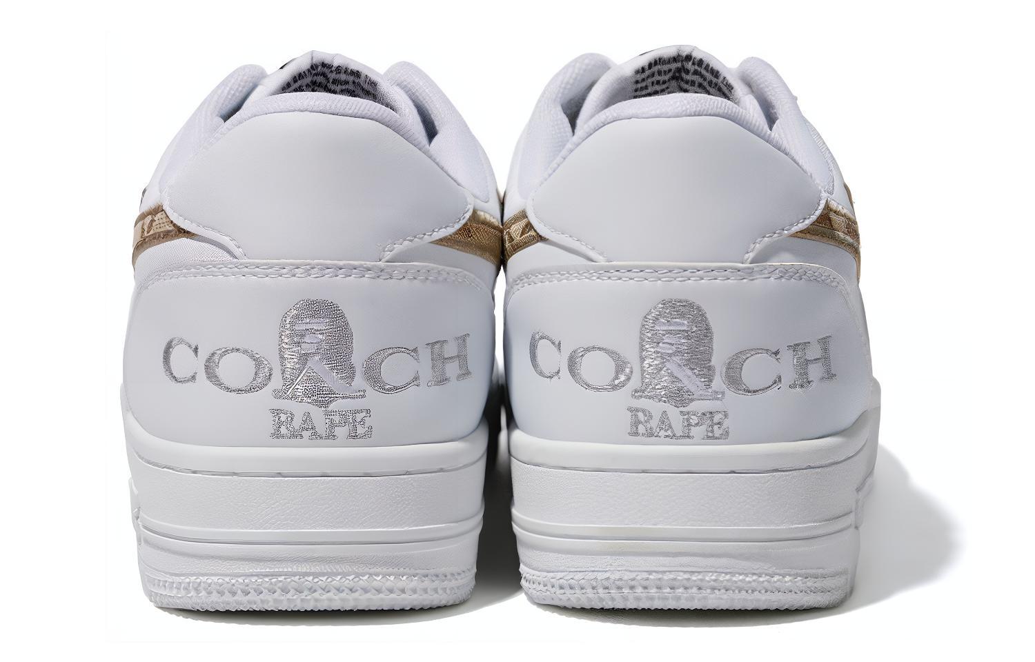 Shop Coach x A Bathing Ape Bapesta Low 'Blanco' 1G23 191 902