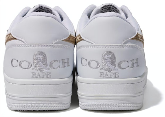 Coach x A Bathing Ape Bapesta Low 'White' 1G23 191 902 Shop Coach x A Bathing Ape Bapesta Low 'White' 1G23 191 902