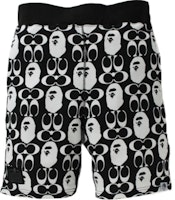 COACH x A BATHING APE Printed Mid-Waist Casual Shorts for Men. 0ZXSPM31902CH COACH x A BATHING APE Printed Mid-Waist Casual Shorts for Men. 0ZXSPM31902CH