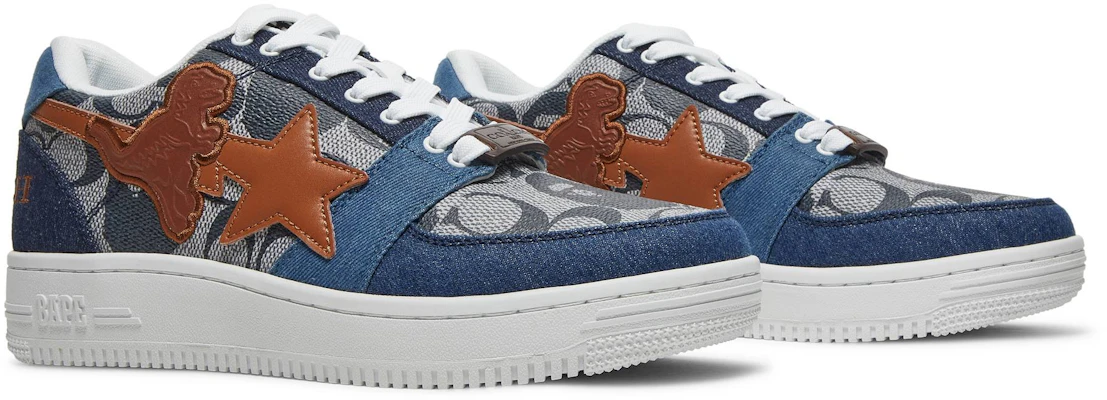 Coach x BAPE Bapesta '牛仔' 1H74291901 Cheap Coach x BAPE Bapesta '牛仔' 1H74291901