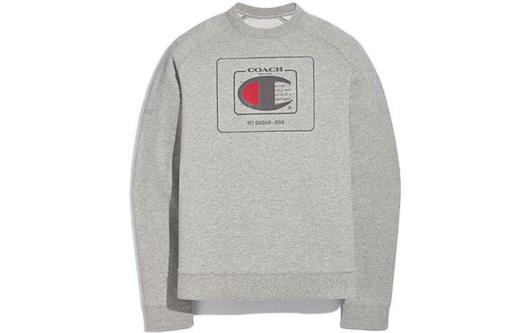 COACH Champion Logo Crewneck Sweatshirt 6346-HGR