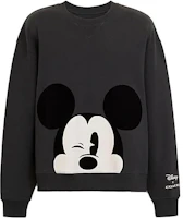 COACH x Disney FW23 Mickey Mouse Print Crewneck Sweatshirt Black () CK697-A0R COACH x Disney FW23 Mickey Mouse Print Crewneck Sweatshirt Black () CK697-A0R