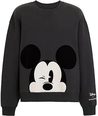 COACH x Disney FW23 Baju Sweatshirt Hitam Cetakan Mickey Mouse CK697-A0R Buy COACH x Disney FW23 Baju Sweatshirt Hitam Cetakan Mickey Mouse CK697-A0R