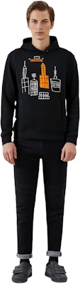 COACH x Jean-Michel Basquiat Abstract City Hoodie Black Pullover C5205-BLK Lookbook COACH x Jean-Michel Basquiat Abstract City Hoodie Black Pullover C5205-BLK