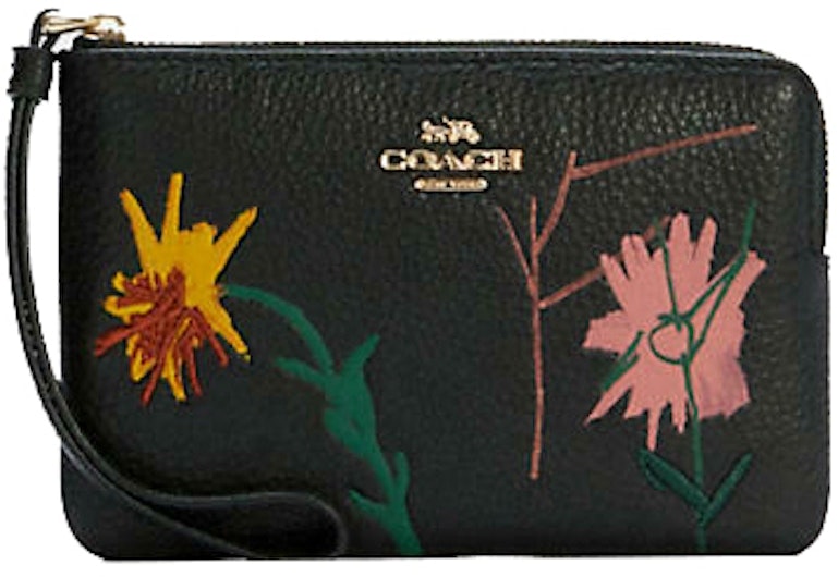 coach-x-jean-michel-basquiat-corner-zip-wristlet-black