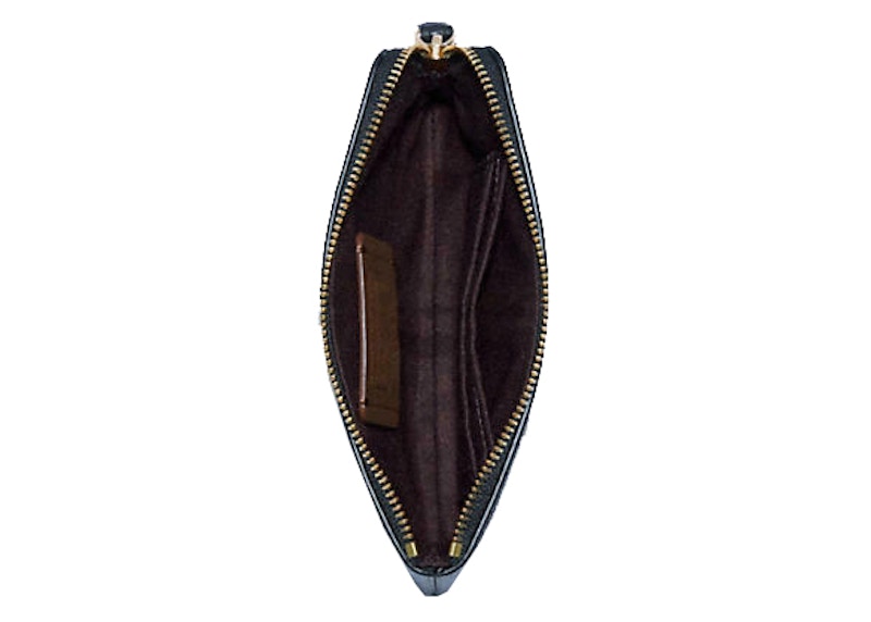 Order Coach x Jean-Michel Basquiat Dompet Ritsleting Sudut Hitam