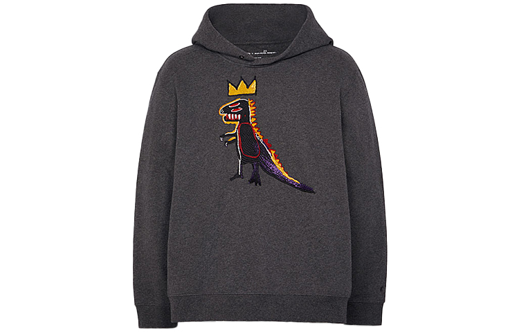 COACH Jean-Michel Basquiat Dinosaur Hoodie Pullover Long Sleeve C5218-P12