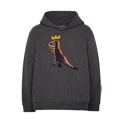 COACH Jean-Michel Basquiat Dinosaur Hoodie Pullover Long Sleeve C5218-P12