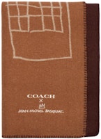 COACH x Jean-Michel Basquiat Large Brown Scarf C5060-CAM COACH x Jean-Michel Basquiat Large Brown Scarf C5060-CAM