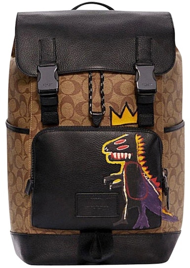 coach-x-jean-michel-basquait-track-backpack-antique-black-brown