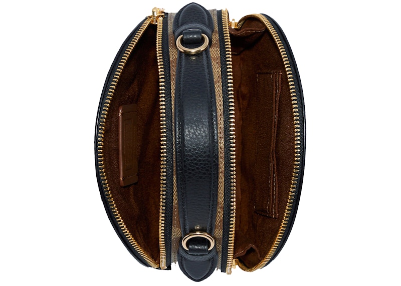 Order 蔻驰x尚·米切尔·巴斯奎特圆形斜挎包棕色