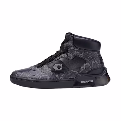 Coach Michael B. Jordan Citysole High 'Black Leather'