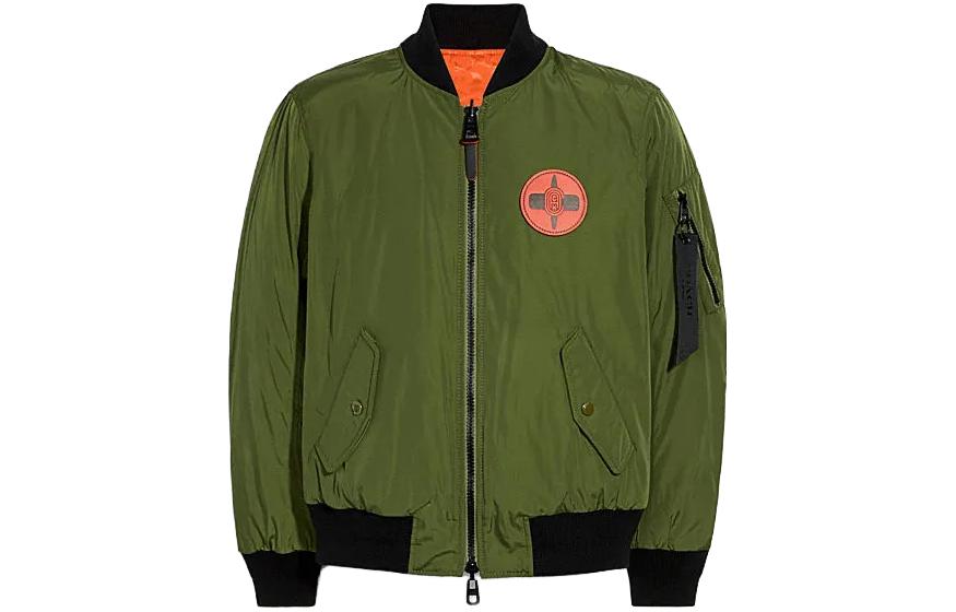 COACH Michael B Jordan Reversible Logo Print Long Sleeve Jacket Multicolor Men 6195-RXG