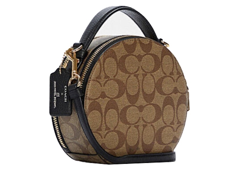 Order 蔻驰 x 让·米切尔·巴斯奎特小号棕色圆形斜挎包