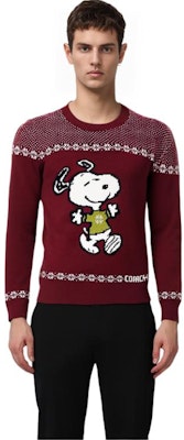 COACH x Snoopy FW22 Red Polka Dot Letter Intarsia Sweater . CE936-SIJ Purchase COACH x Snoopy FW22 Red Polka Dot Letter Intarsia Sweater . CE936-SIJ