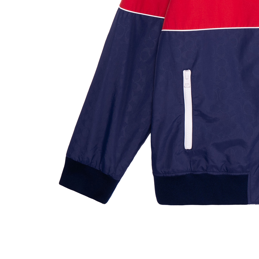 Sizing COACH x White Rabbit FW22  Colorblock Bunny Print Hoodie Jacket Navy. CE137-NAY