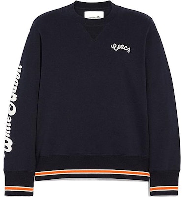 COACH x White Rabbit FW22 Logo Print Striped Sweatshirt Black Edition CE272-RF2 Buy COACH x White Rabbit FW22 Logo Print Striped Sweatshirt Black Edition CE272-RF2