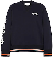 Order COACH x White Rabbit FW22 Logo Print Striped Sweatshirt Black Edition CE272-RF2