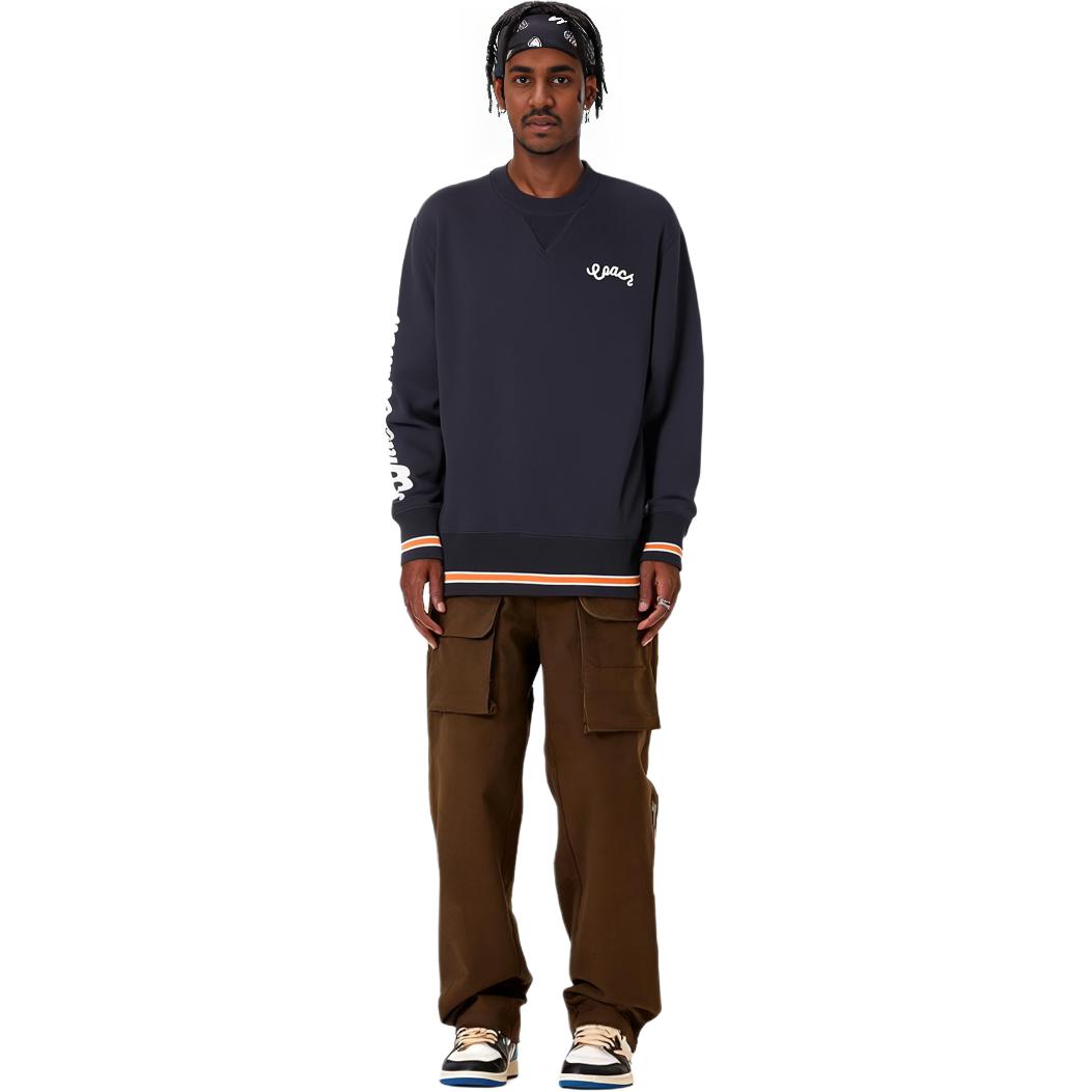 Details for COACH x White Rabbit FW22 Logo Print Striped Sweatshirt Black  Edition CE272-RF2