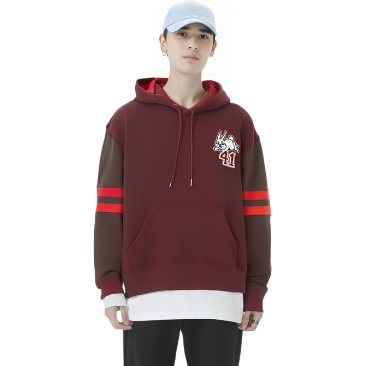 Lookbook コーチ x ホワイトラビット FW22 赤パーカー メンズ カートゥーンアニマルプリント CE271-DRD