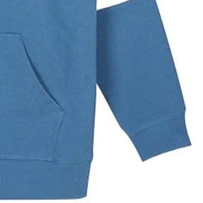 COACH x 白兔條紋卡通圖案拉鏈連帽衫 男女款 藍色混搭 CG263-BL 1