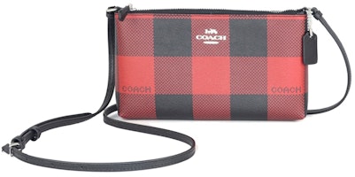 Coach Zip Top Crossbody Bag Buffalo Plaid Coach Zip Top Crossbody Bag Buffalo Plaid