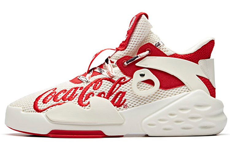 Buy Zapatillas Calcetín Coca-Cola x Anta 'Blanco Rojo' 11928088-9