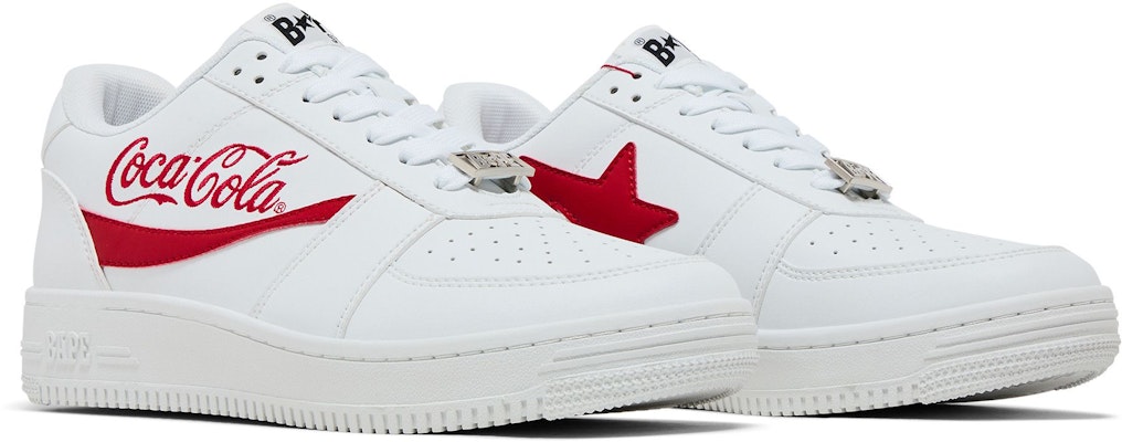 Coca-Cola x BAPE Bapesta Low 'Blanco' 1G23191913-WHT Cheap Coca-Cola x BAPE Bapesta Low 'Blanco' 1G23191913-WHT