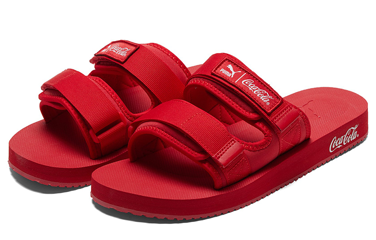 Lookbook Coca-Cola x Puma Wilo Sandal 'Racing Red' Merah Lumba 387042-01