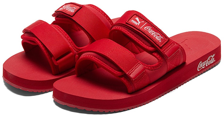 Coca-Cola x Puma Wilo Sandal 'Racing Red' Merah Lumba 387042-01 Lookbook Coca-Cola x Puma Wilo Sandal 'Racing Red' Merah Lumba 387042-01