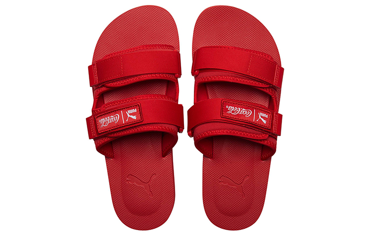 Shop Coca-Cola x Puma Wilo Sandal 'Racing Red' Merah Lumba 387042-01
