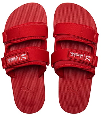 Coca-Cola x Puma Wilo Sandal 'Racing Red' Merah Lumba 387042-01 Shop Coca-Cola x Puma Wilo Sandal 'Racing Red' Merah Lumba 387042-01