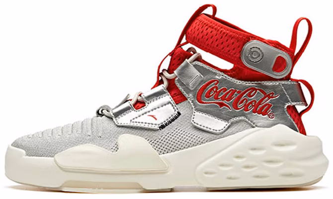 Anta Coca-Cola x High-Top 'White Grey Red' 11948099S-2 Buy Anta Coca-Cola x High-Top 'White Grey Red' 11948099S-2