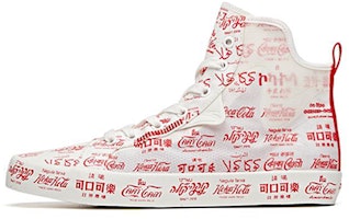 Anta x Coca Cola Canvas High 'White Red' 112028656-8 Anta x Coca Cola Canvas High 'White Red' 112028656-8