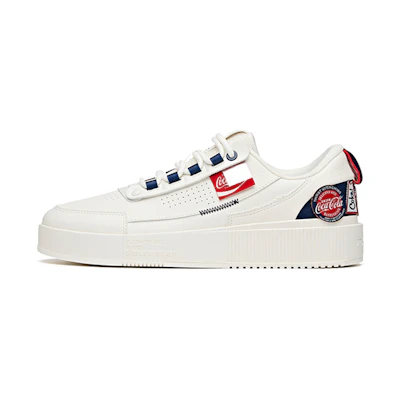 Anta Coca-Cola Life Series Sneakers'White Red Blue'