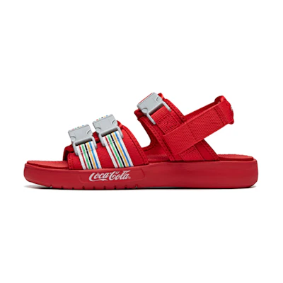 Anta Coca Cola Outdoors Sandals 'Red Grey'