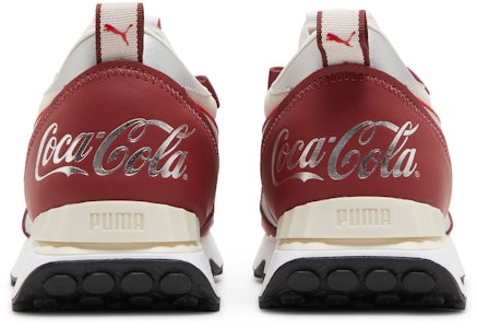 Coca-Cola x Puma Rider FV 'Merah Intens Perak' 387023-01 Details for Coca-Cola x Puma Rider FV 'Merah Intens Perak' 387023-01