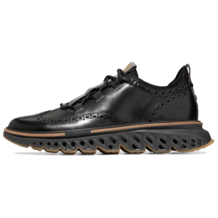 Cole Haan Low-Top Casual Leather Sneakers Black C36508