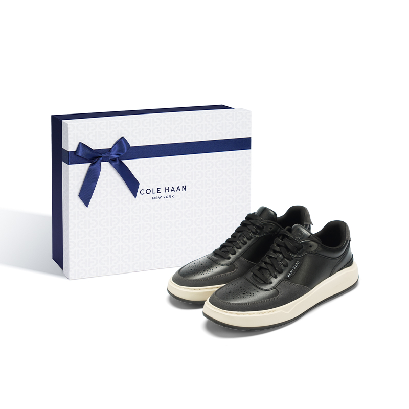 Cole Haan Retro Low-Top Sneakers Men’s Gray Black Gift Edition - Stylish & Comfy GH-C34905